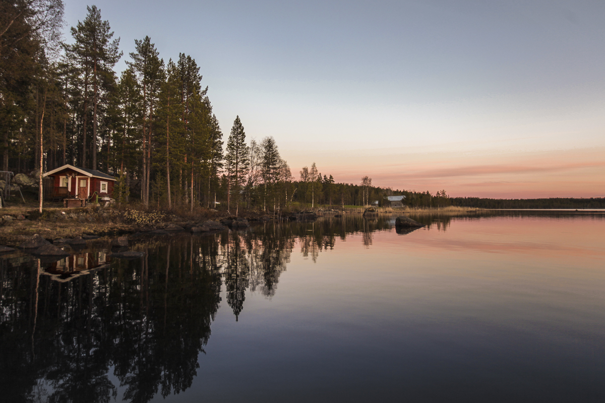 I captured the sunset here at 2300 hours. The sun came up only two hours later again.