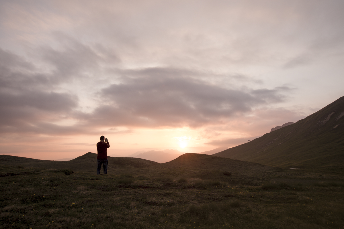 My guide was the perfect model for this sunset. :)