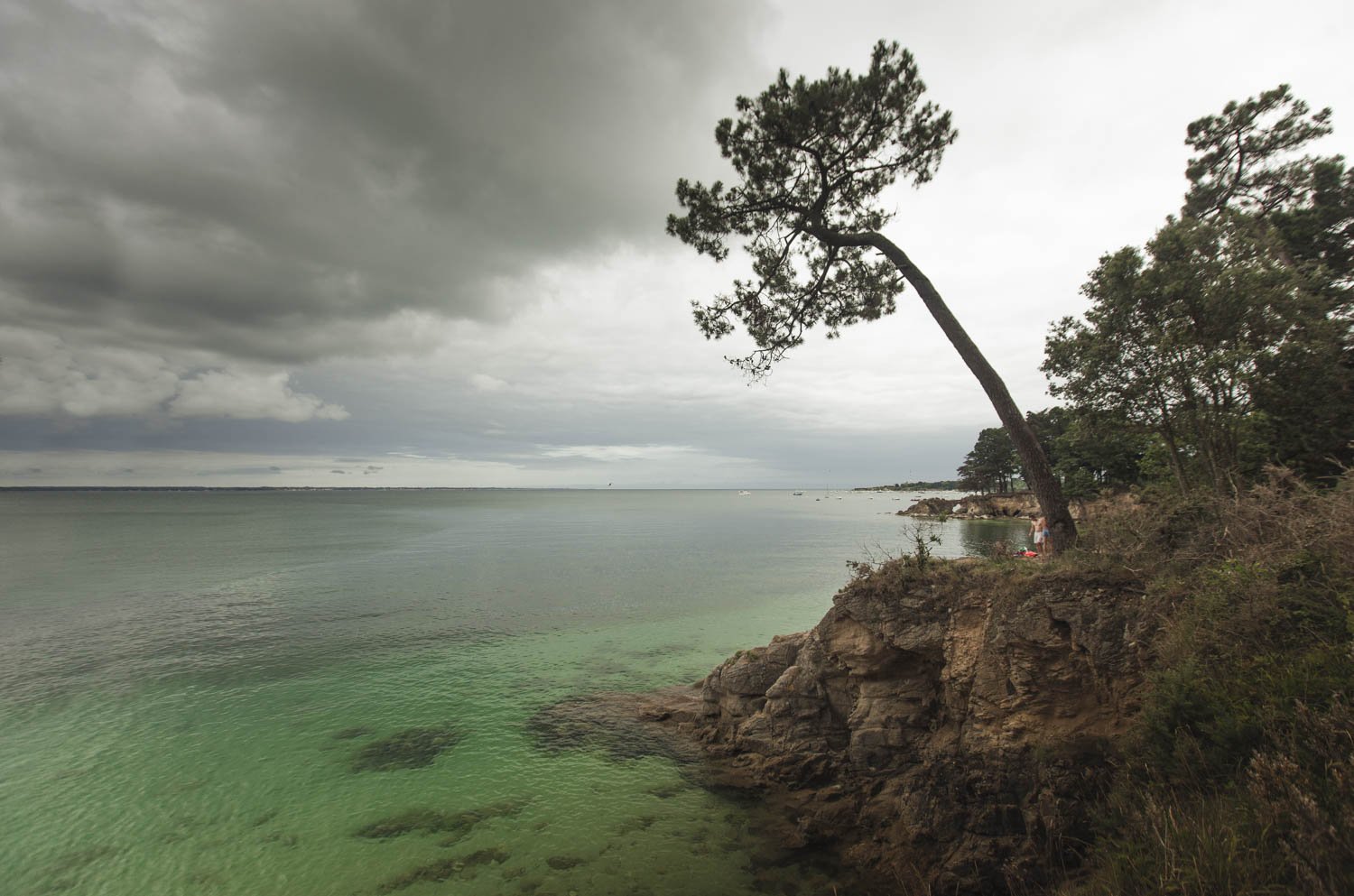 Stunning sceneries along the coastal route.