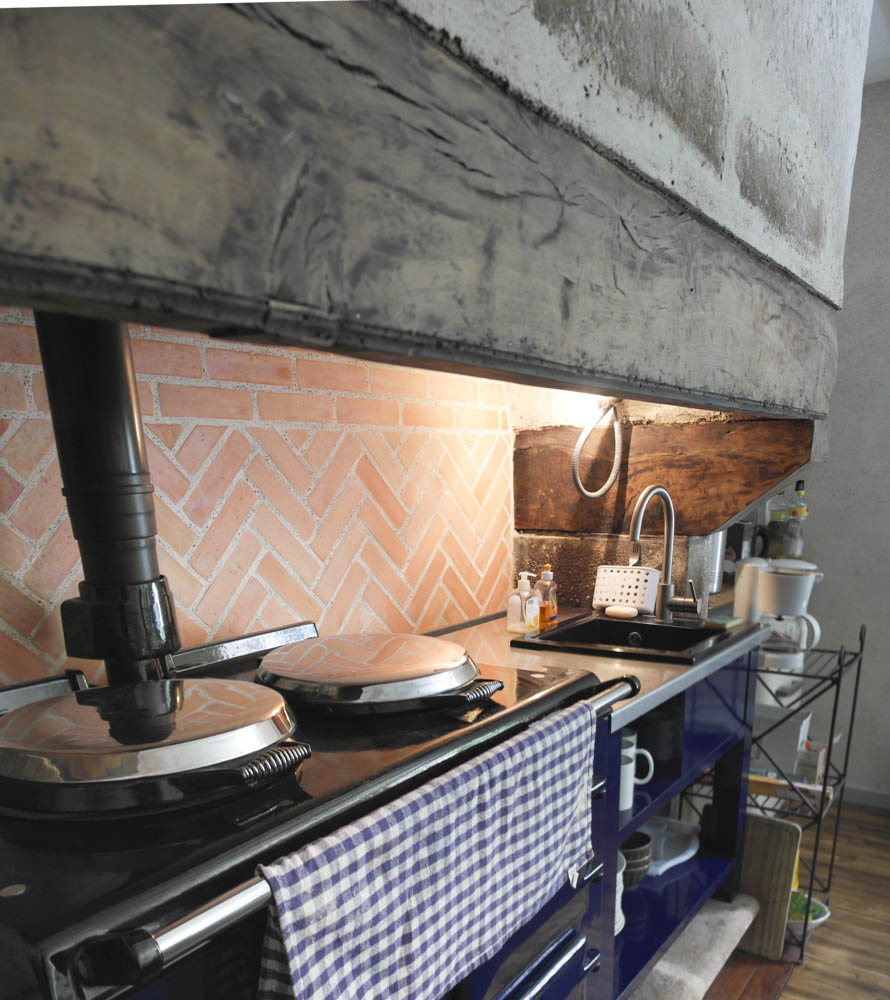 This authentic kitchen stove is free to use.