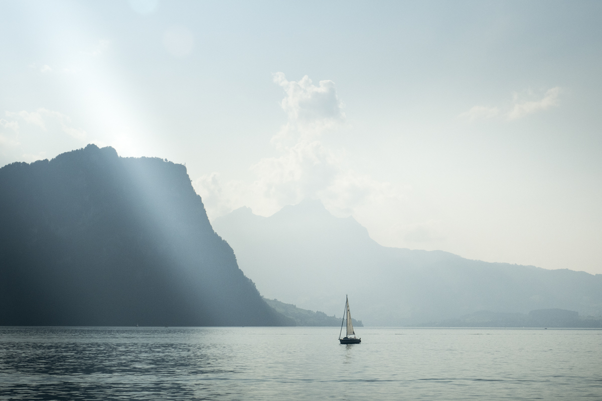 A dreamy start of my trip on Lake Lucerne.