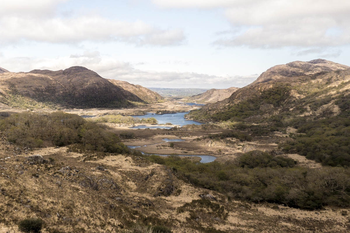 Ladies View. One of Irelands best known panoramas, in the heart of Killarney National Park