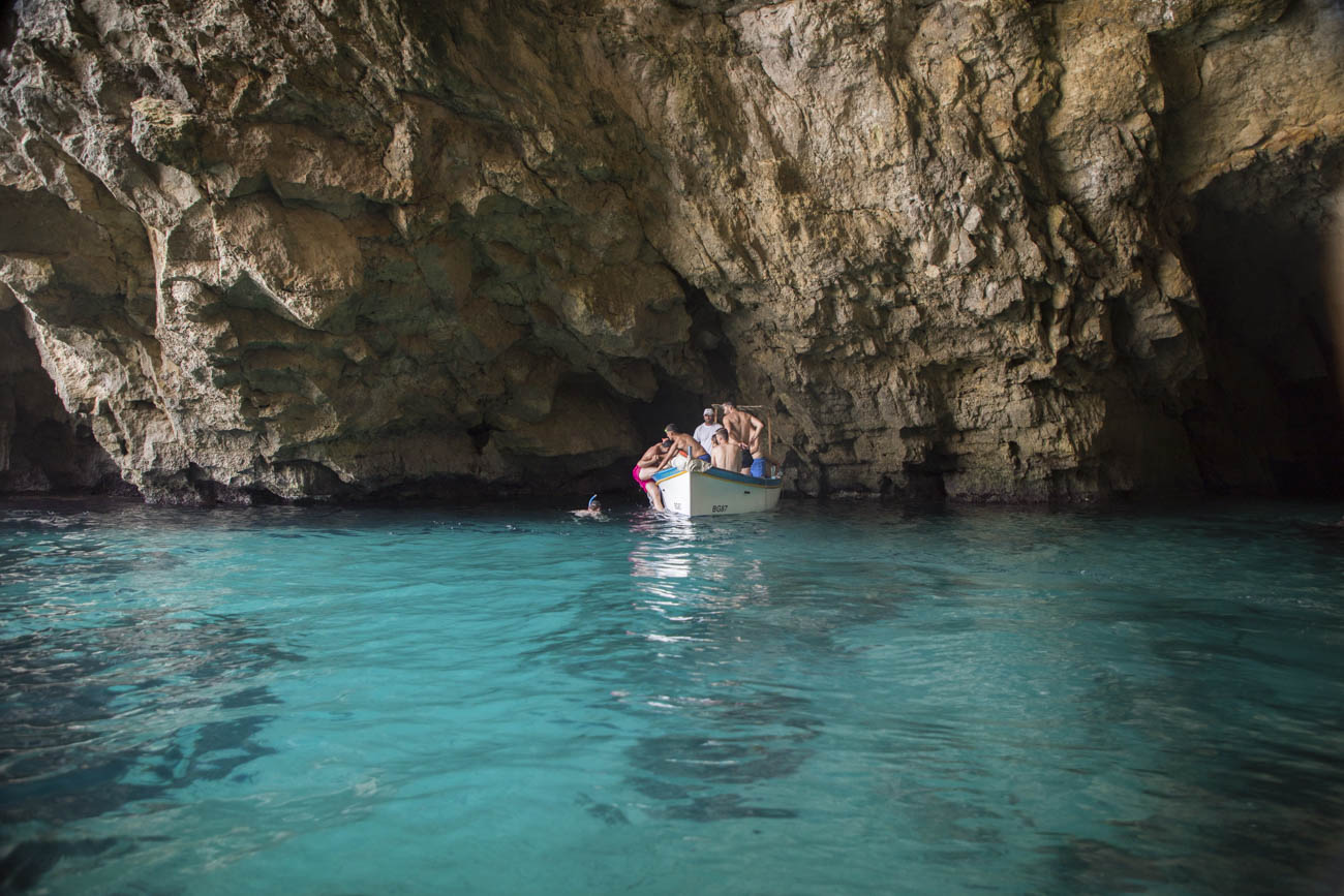 The popular diving and snorkelling spot, with very clear, clean and deep waters