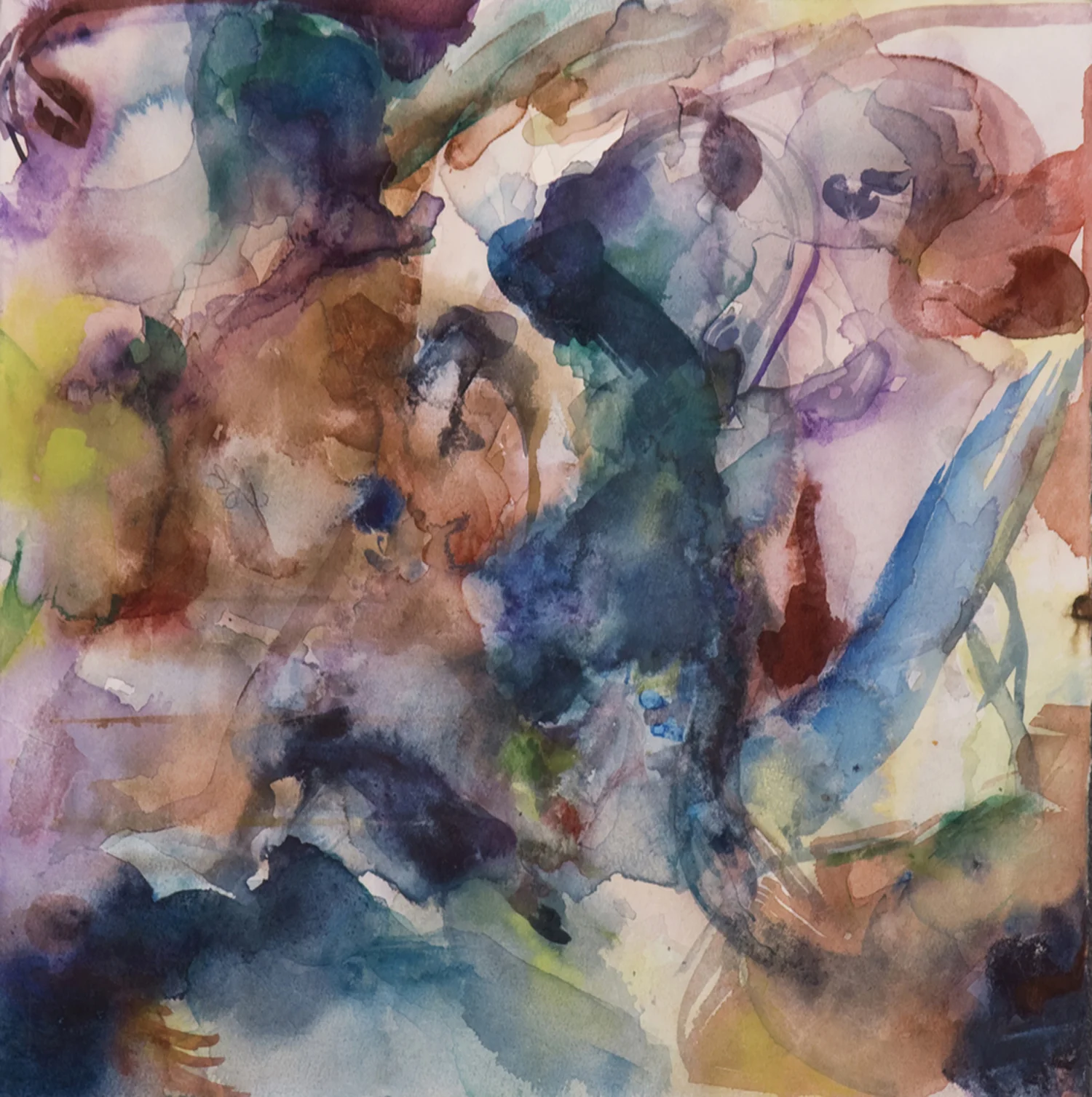 Hommage. Watercolor. 14" w x 15" h