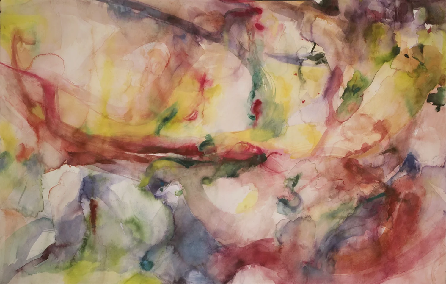 In. Watercolor. 51" w x 33" h
