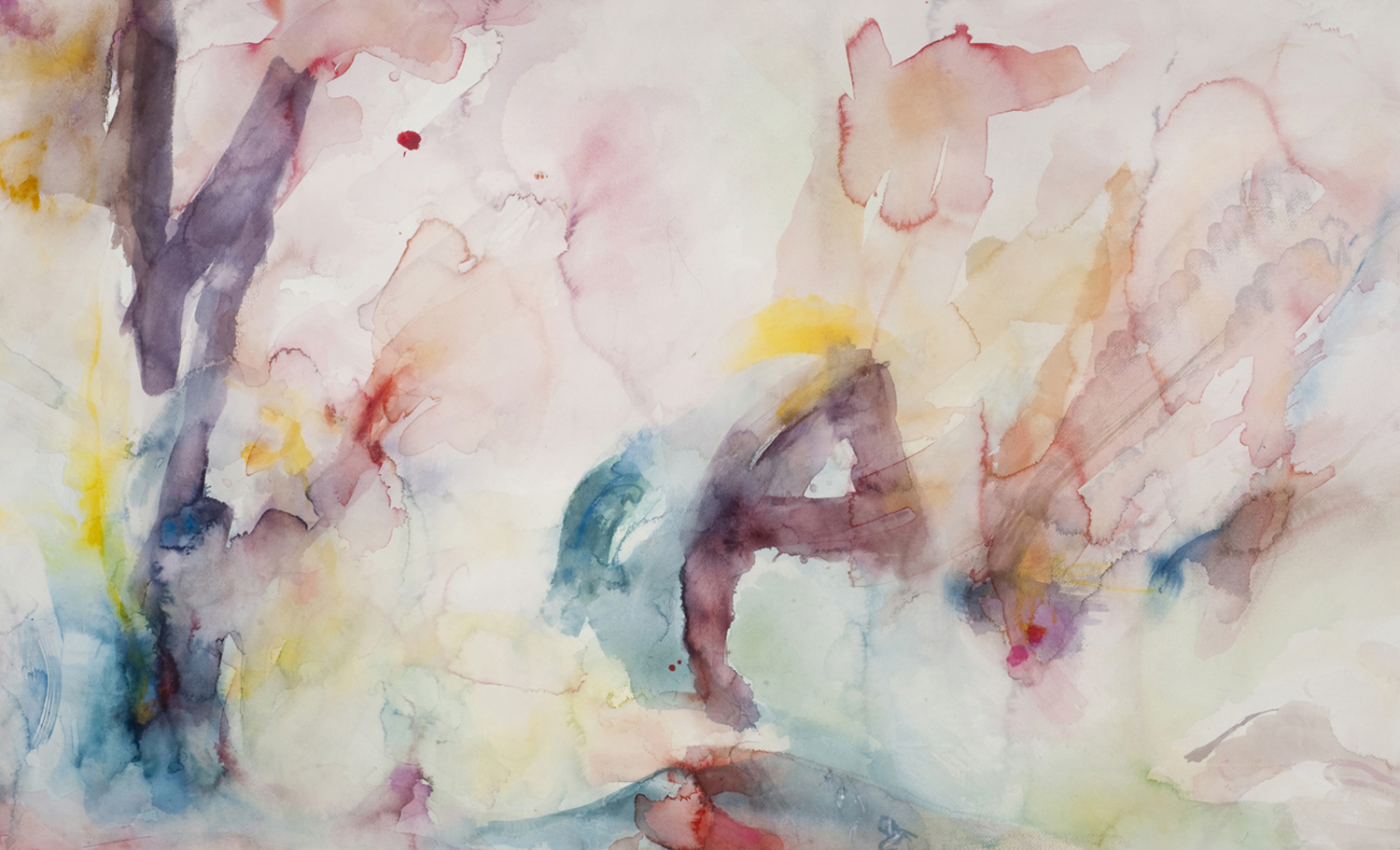 Klinie. Watercolor. 51" w x 28" h