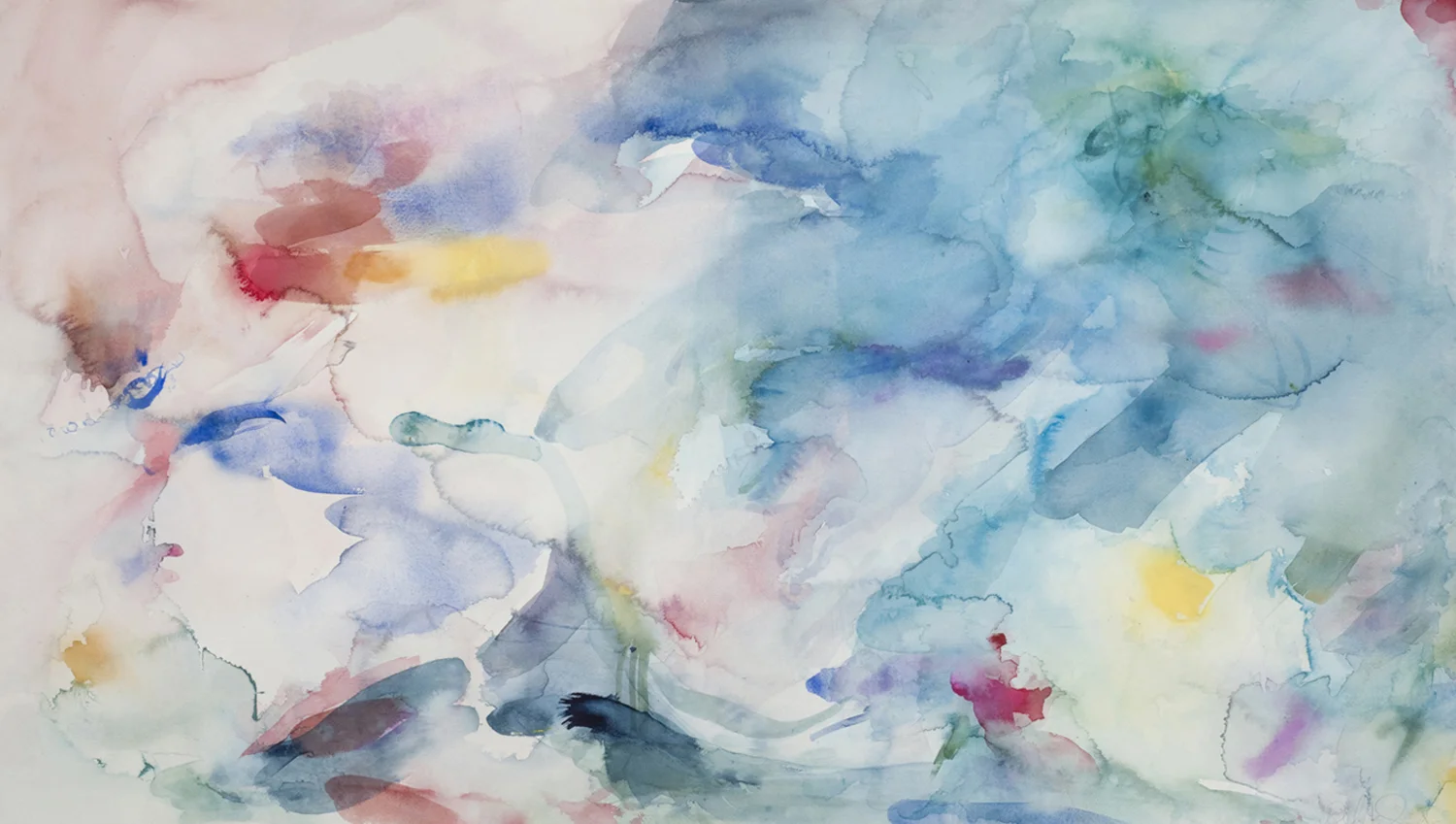 Ballou. Watercolor. 42" w x 24" h