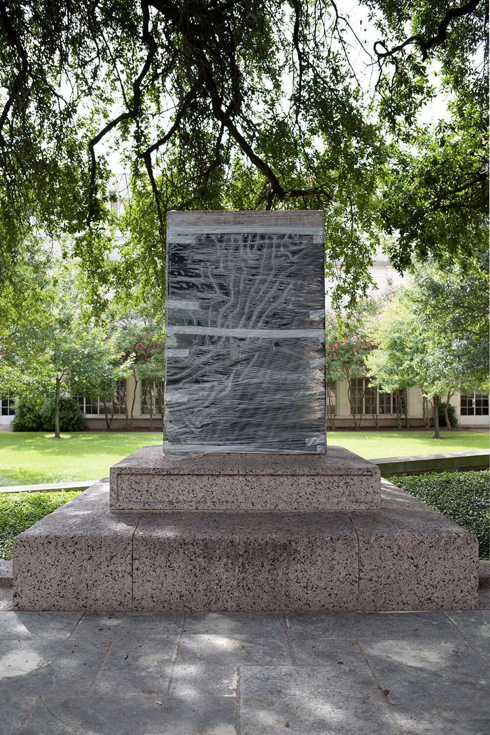 Removed Robert E. Lee monument, University of Texas, Austin Texas