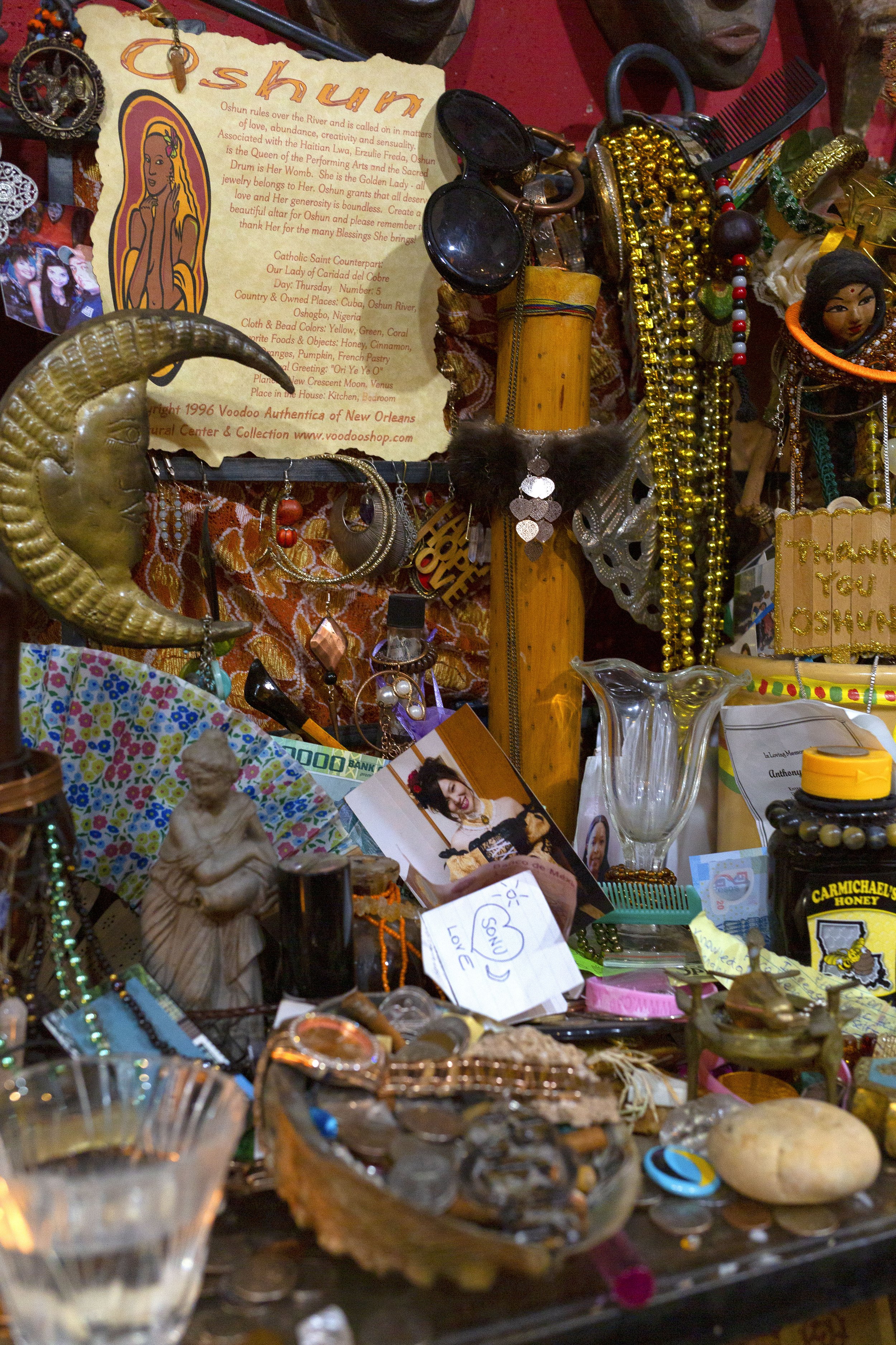 Voodoo Authentica Altar, New Orleans, Louisiana. 2019 