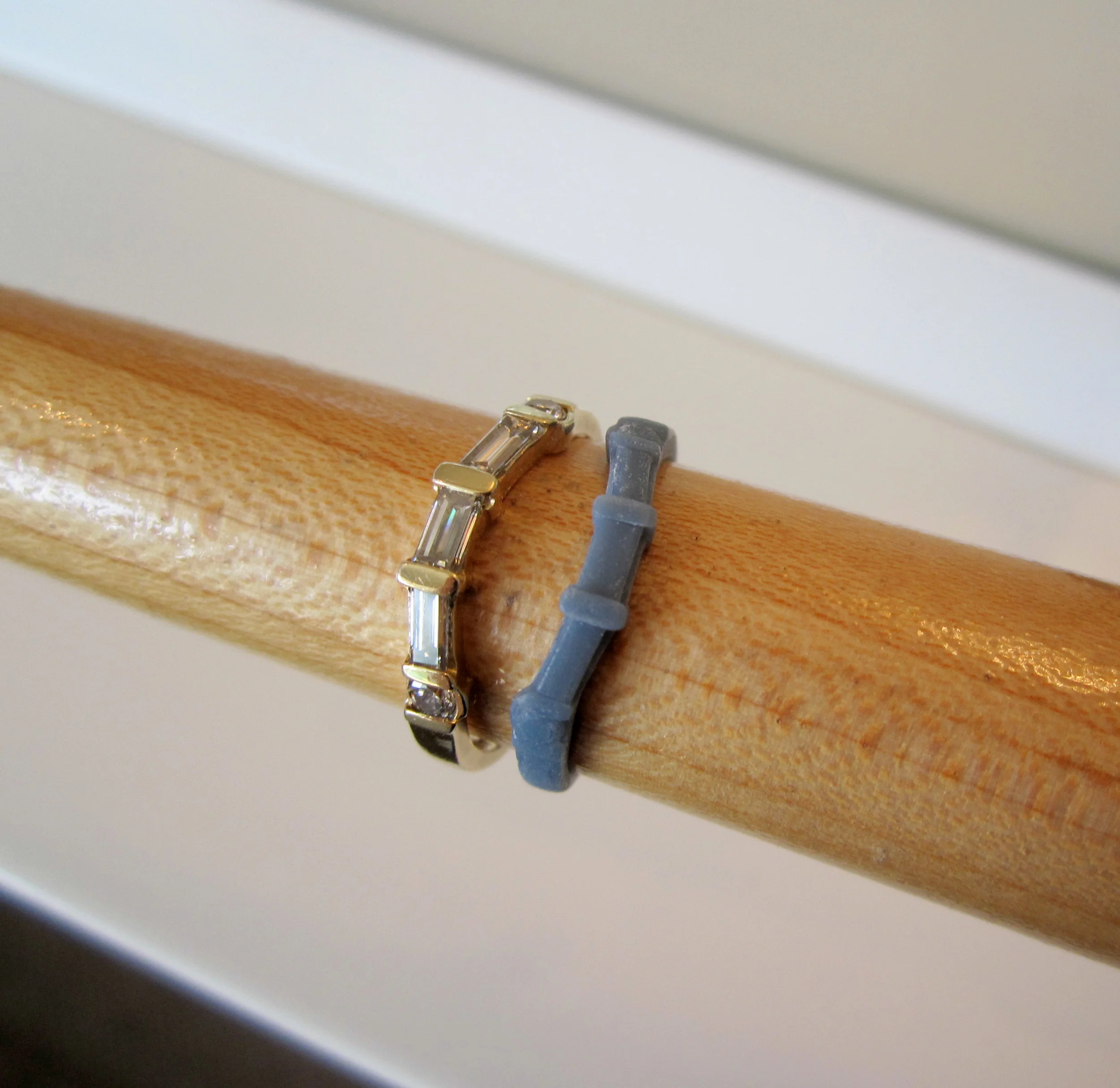 original band + wax injection on mandrel