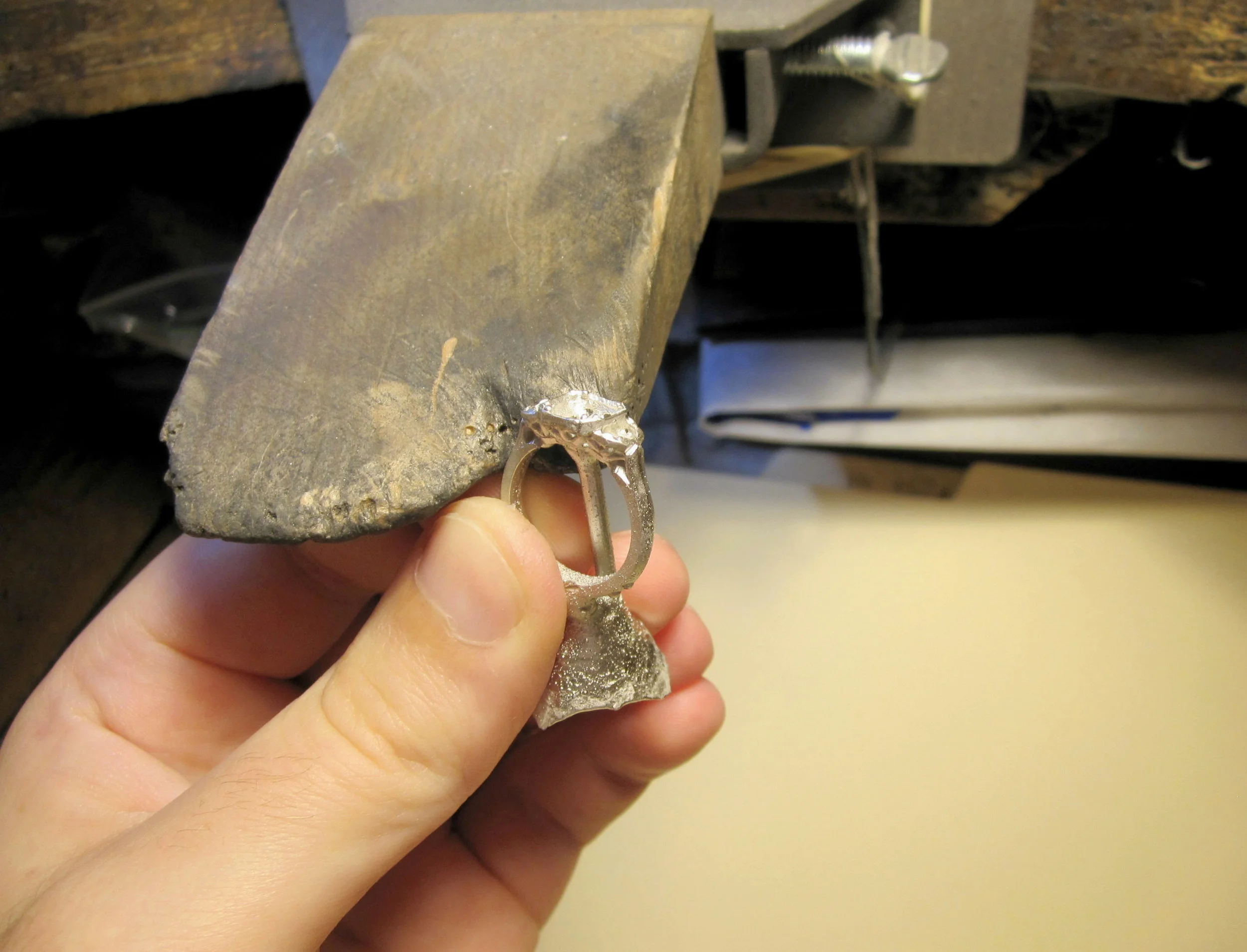 side view of casting