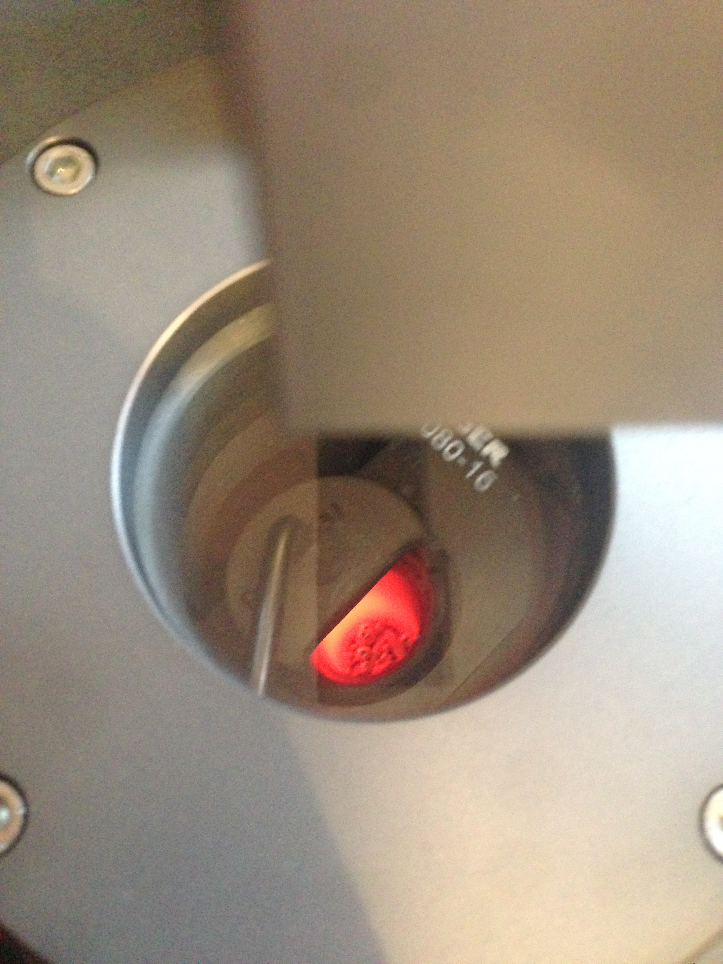 melting metal in casting machine