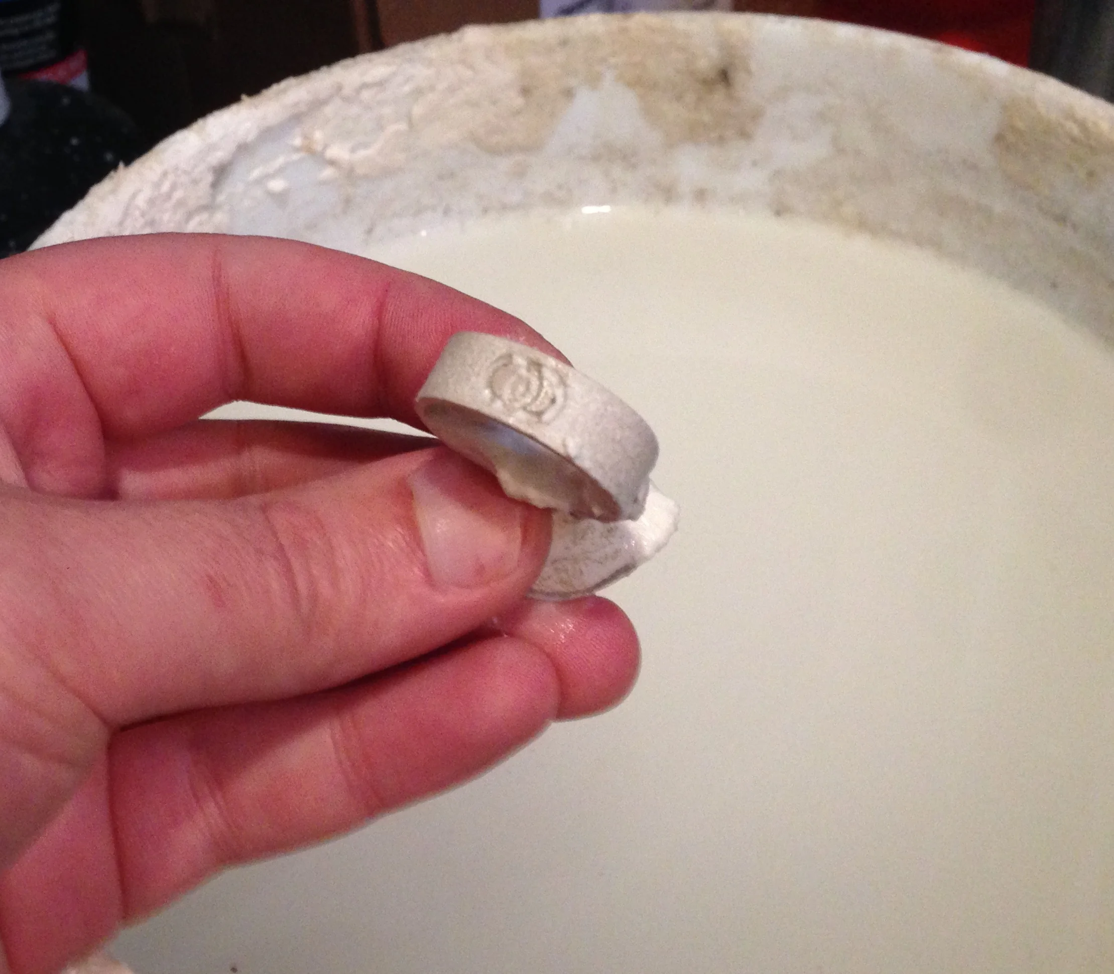 Rough casting of Adam's ring