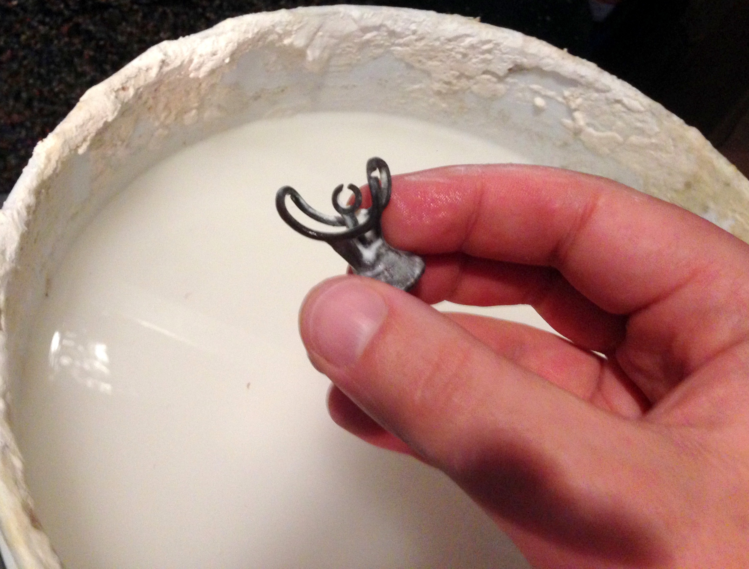 Rough casting of the other half of Sarah's ring