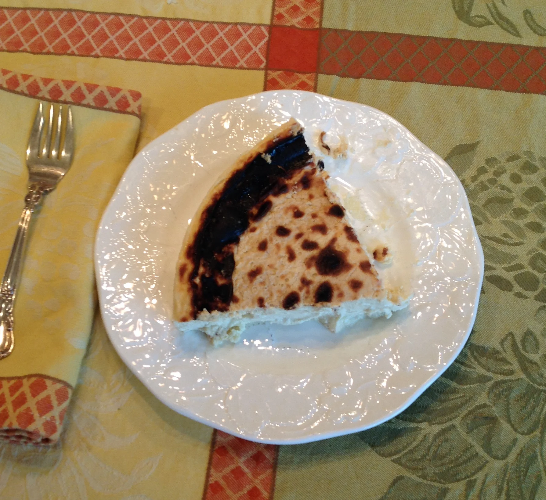My best effort at the Gatza Tarta with no blow torch to brown the top.