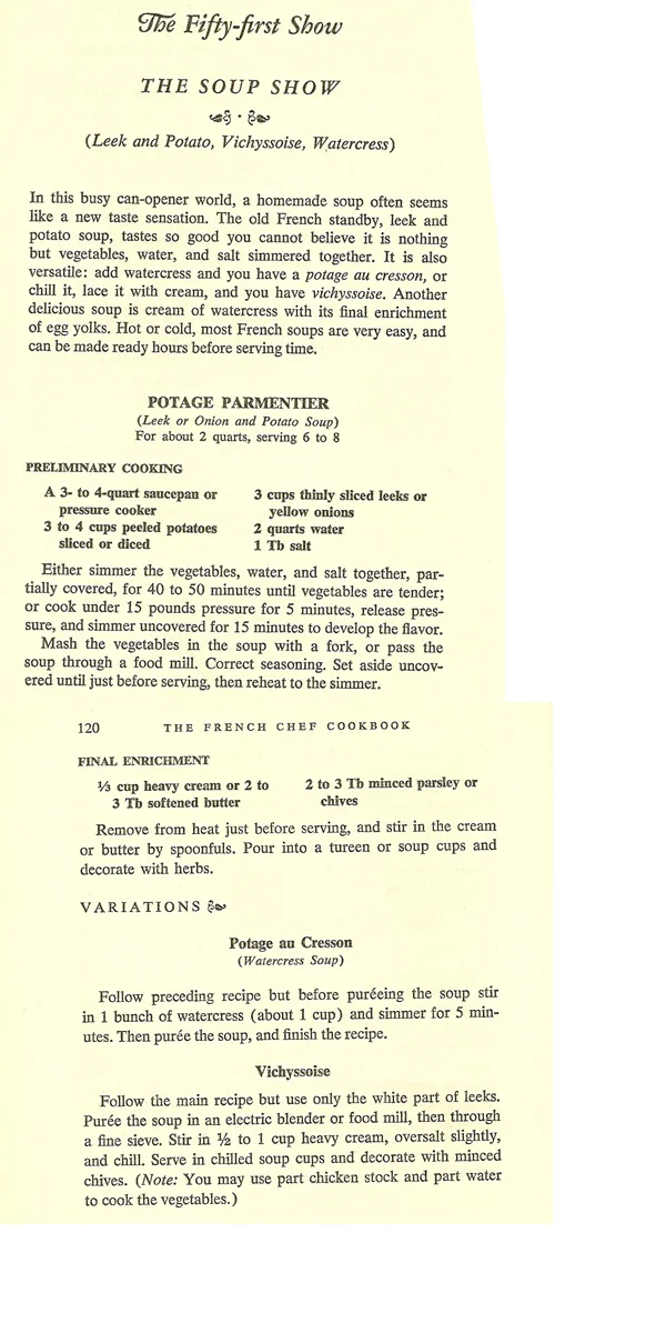 The recipes from Episode 51.