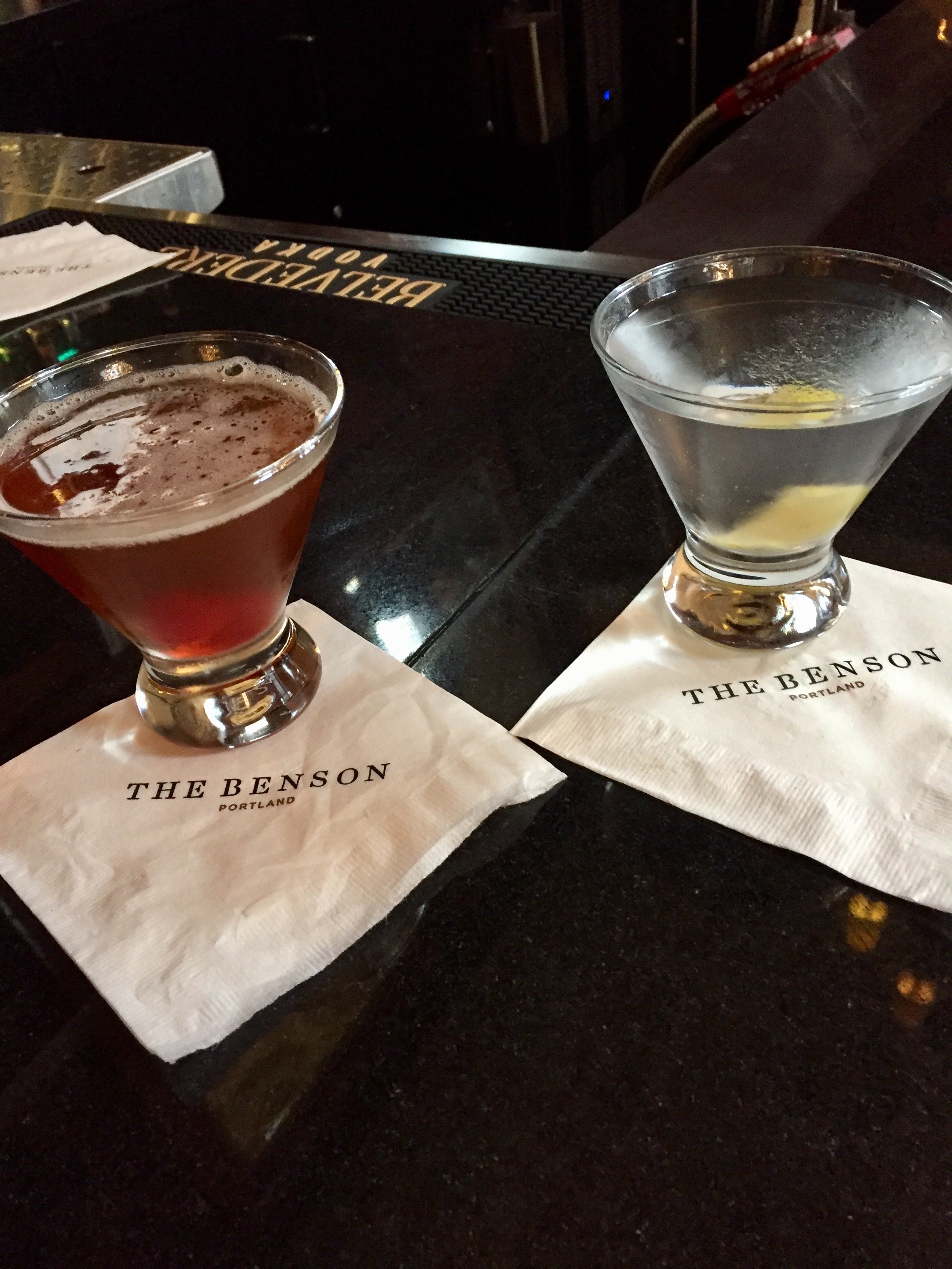 Benson Hotel Cocktails