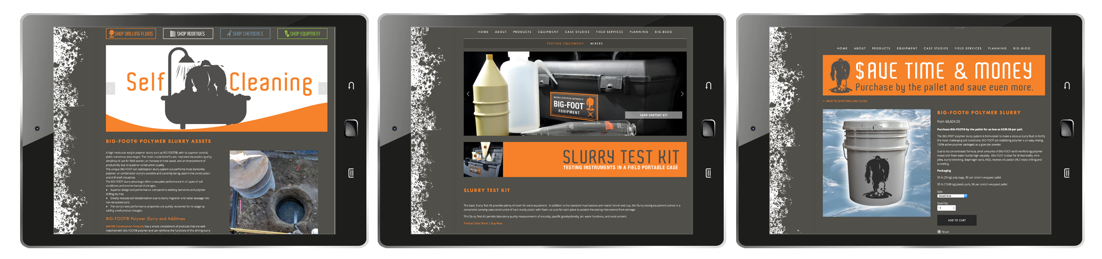 Web Company website with store, illustrations and photography