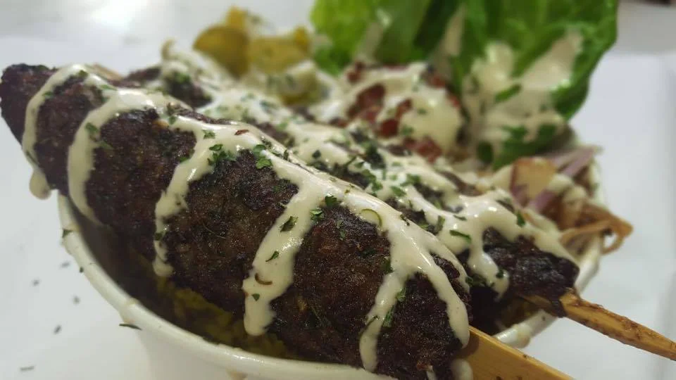 Vegan kebab at Rainbow. Photo: Rainbow