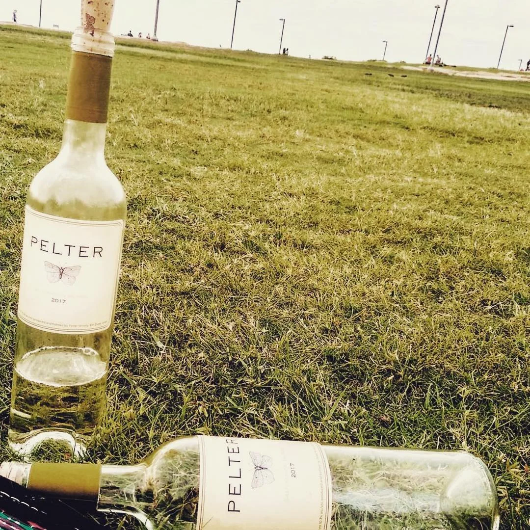 Pelter’s lovely sauvignon blanc on a beautiful spring day - what could be better? Photo credit: Pelter Winery (Instagram)