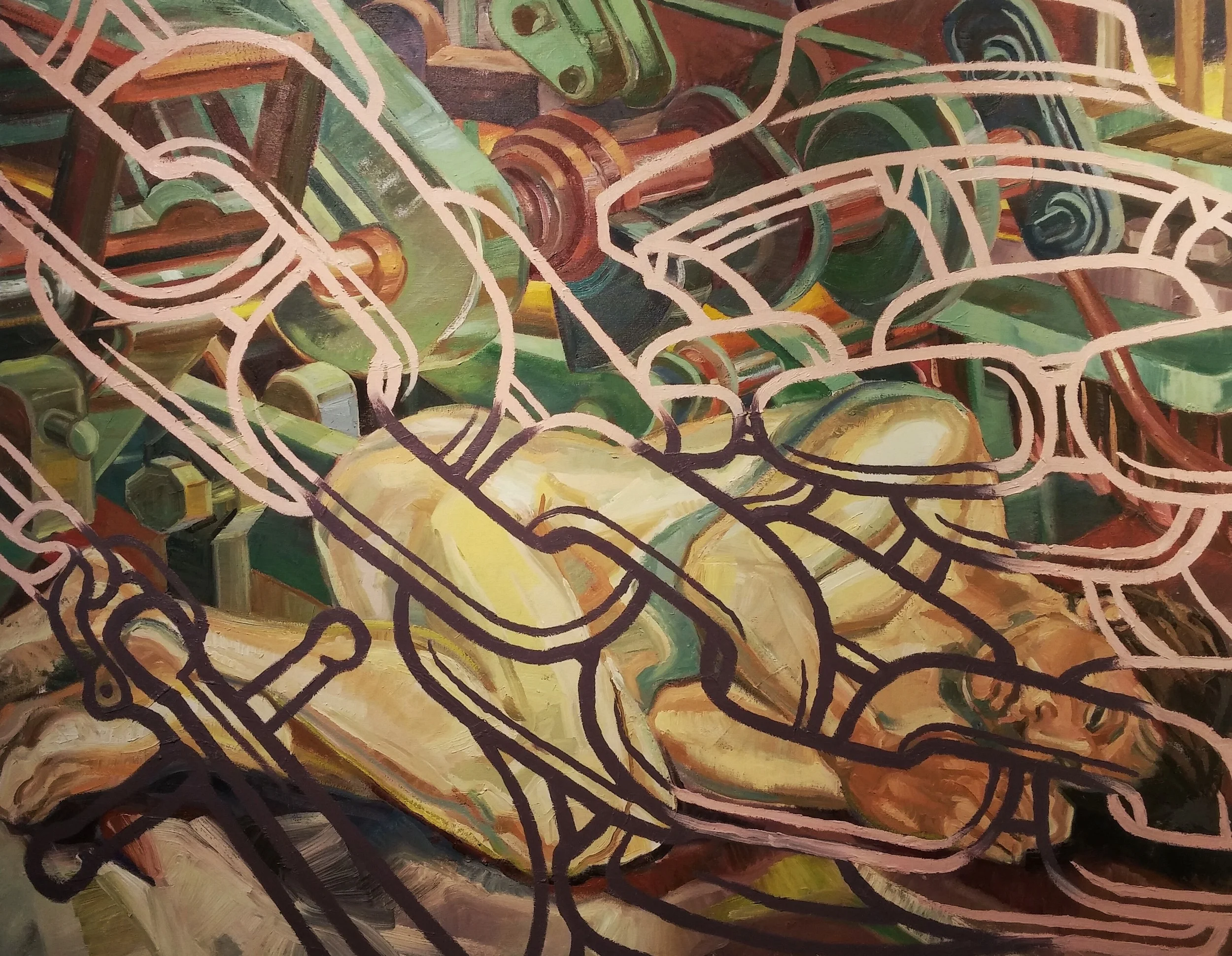 Odysseus I, oil on canvas, 48x60"