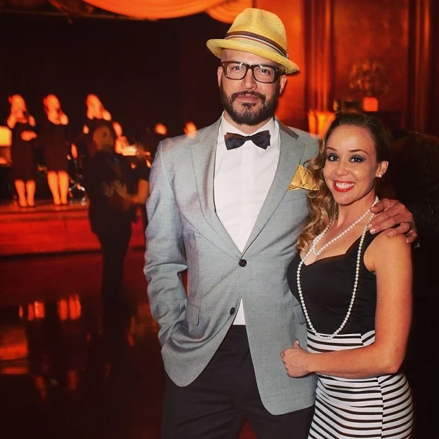 Setting the party off right w/ my man @mingointhedance on the Queen Mary #LBC #allDressedup #oldhollywood #lifeislikeamusical #myboo