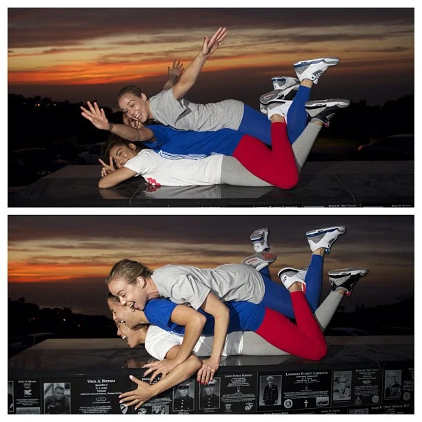 #tbt Las Locas - Acroyoga shoot w/ San Diego sunset..
@aubrymarie & @shelleyreyes and I always have fun collaborating together๐๐๐ Jordan 3 {black cements, true blues, cements}
Come have fun w/ us at our show “Solephisticated” this Sat @rswdsd 7-10