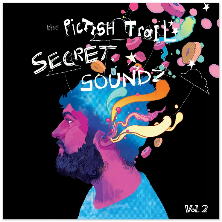 Pictish Trail : Secret Soundz vol. 2 Artwork by Christian Ward .