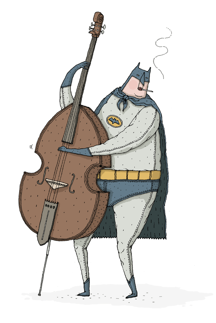Animated Batman Illustration for Wired Magazine