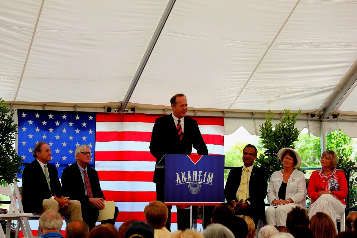 Ronald Regan Park Dedication. Anaheim, CA 2011