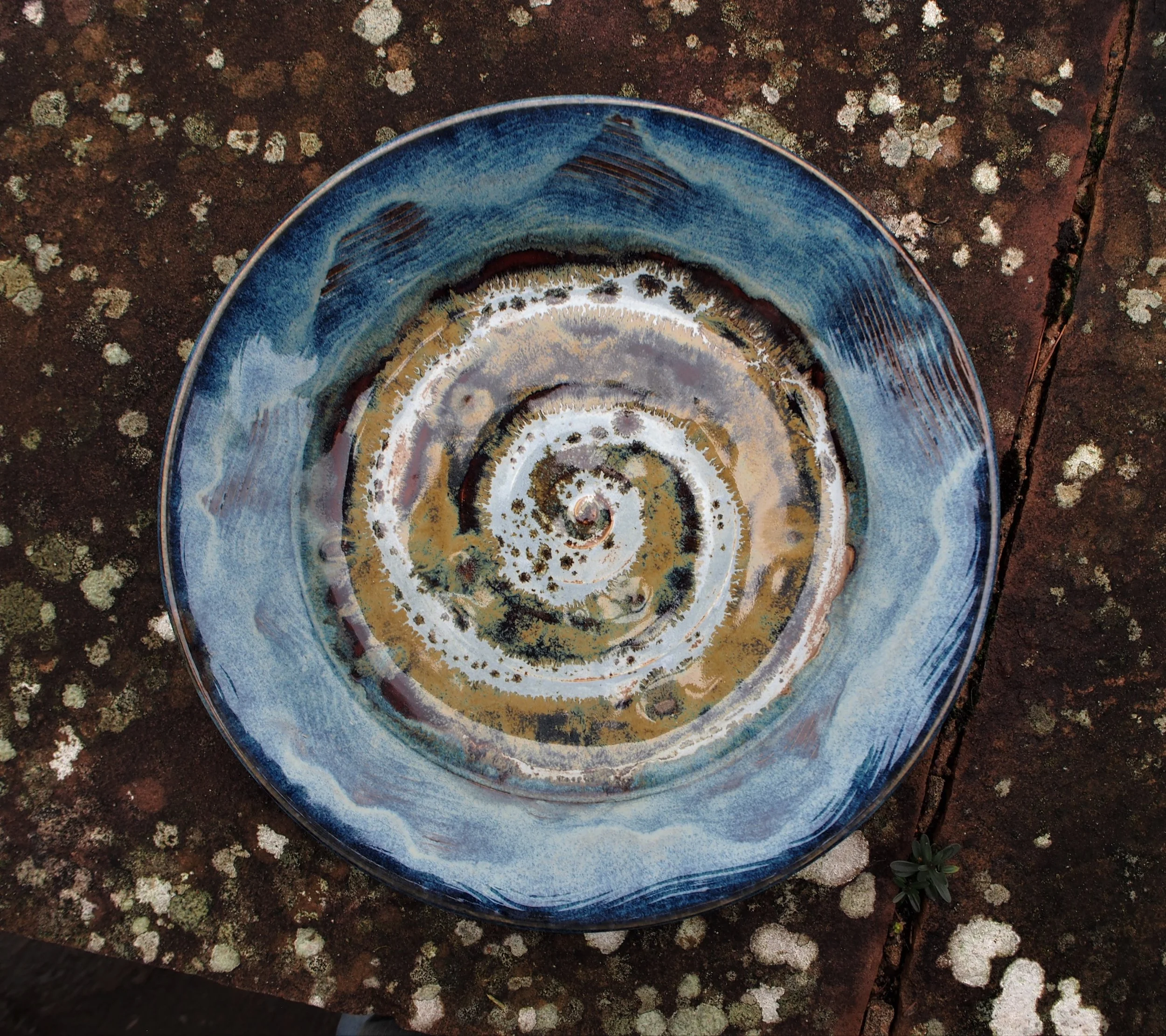 29 x 5 cms Multiple glazes (Smoky blue, Topaz, Jasper) £45.00