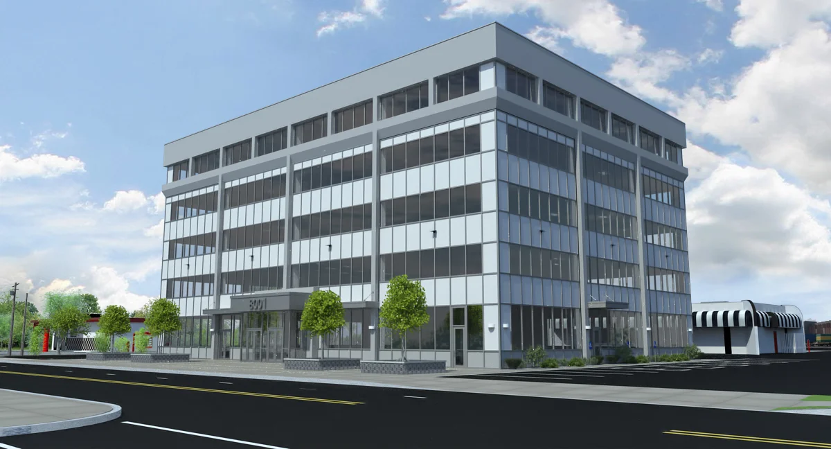 Proposed Office Building Facade Renovation - Day