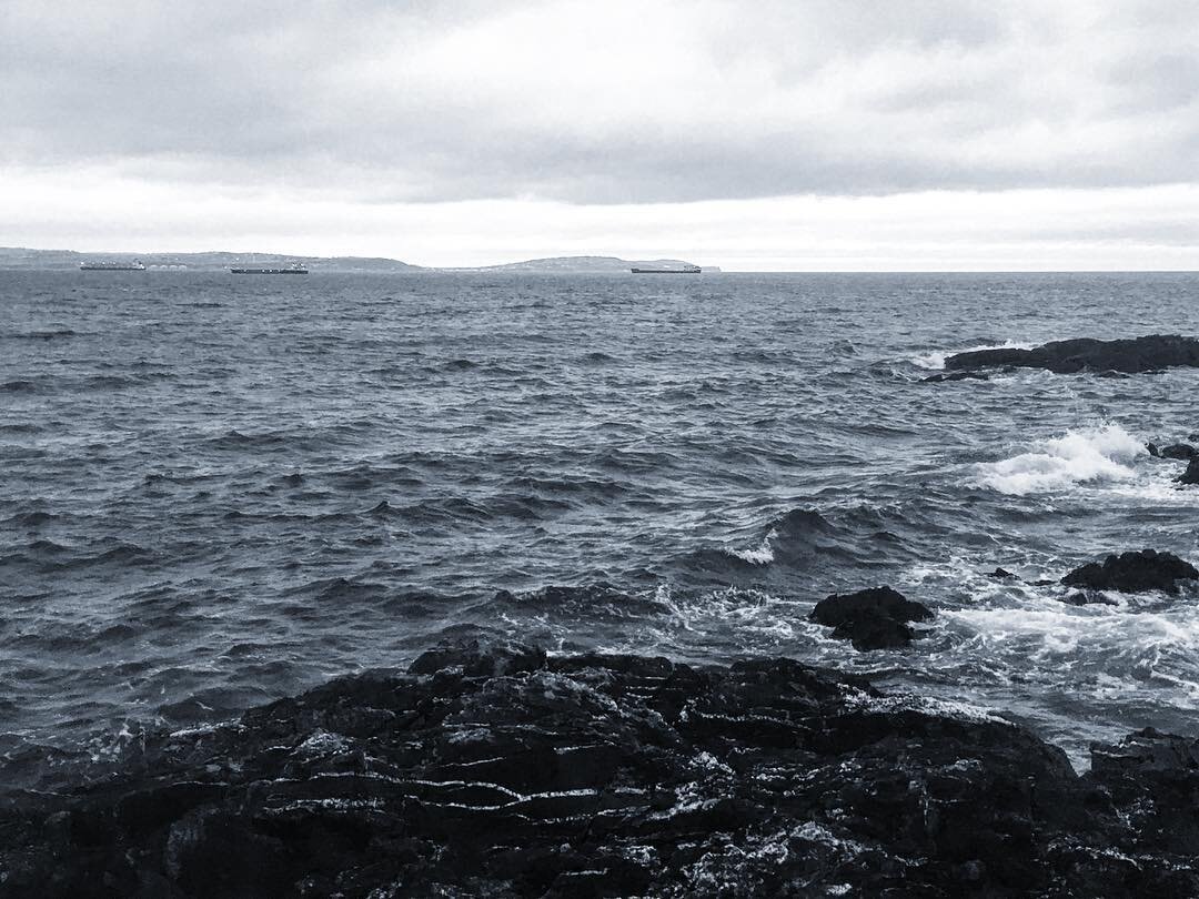 The Irish Sea. ⚫️