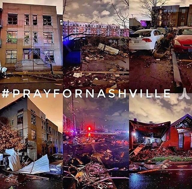 Taking a moment away from our regular event coverage to send our prayers, love and support to our #Nashville friends, families and businesses affected by the damaging tornadoes last night. #webelieveinnashville