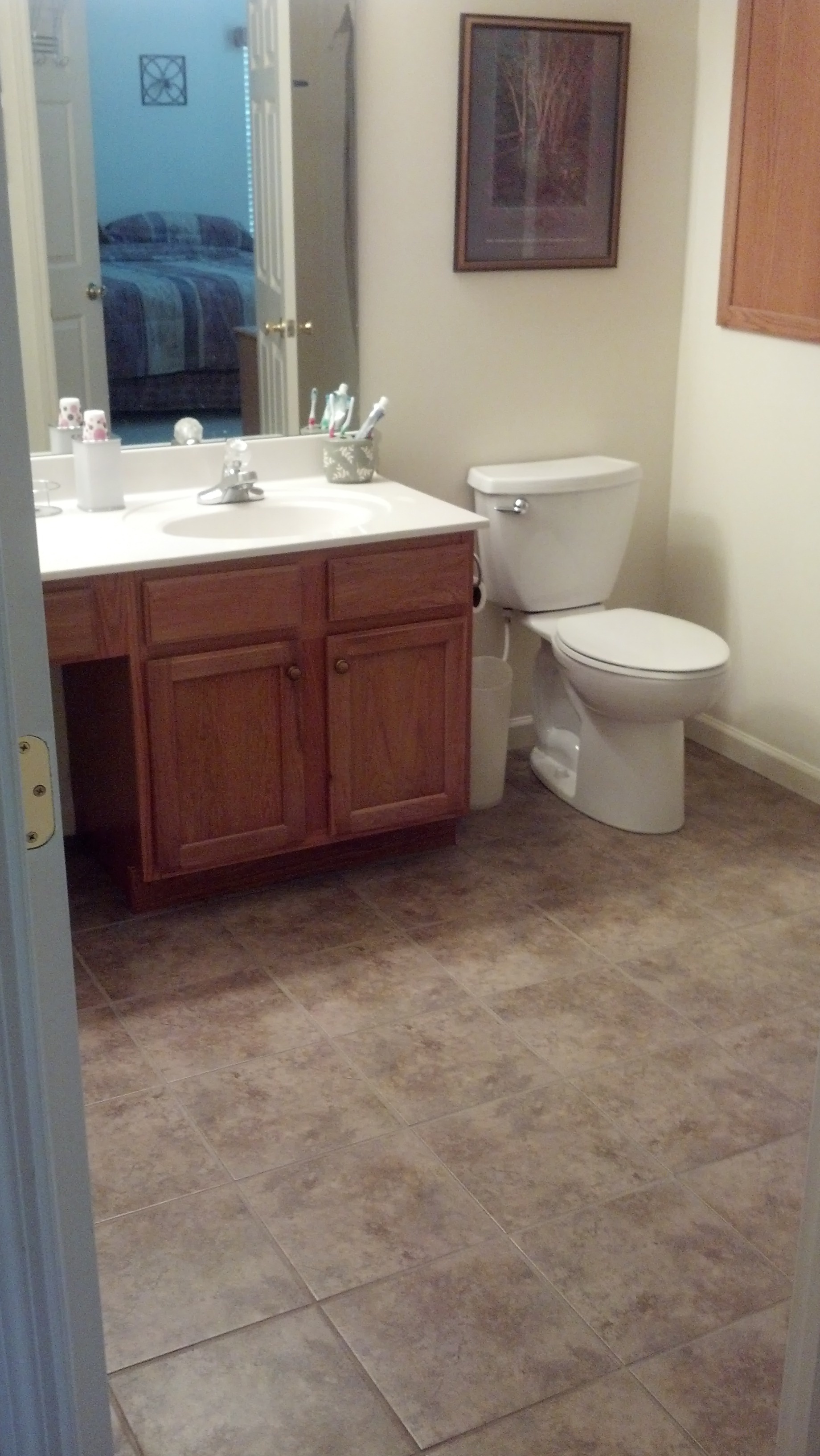 Owensville Bathroom Tile Floor