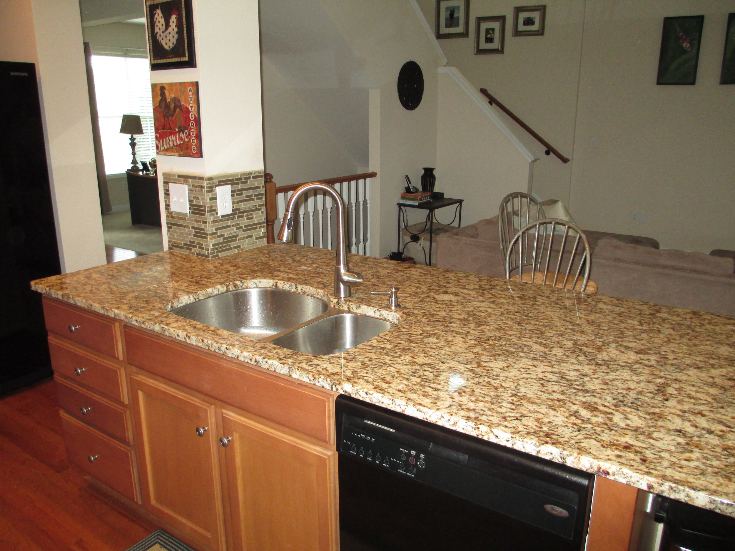 Woodlawn Custom Kitchen Island Install