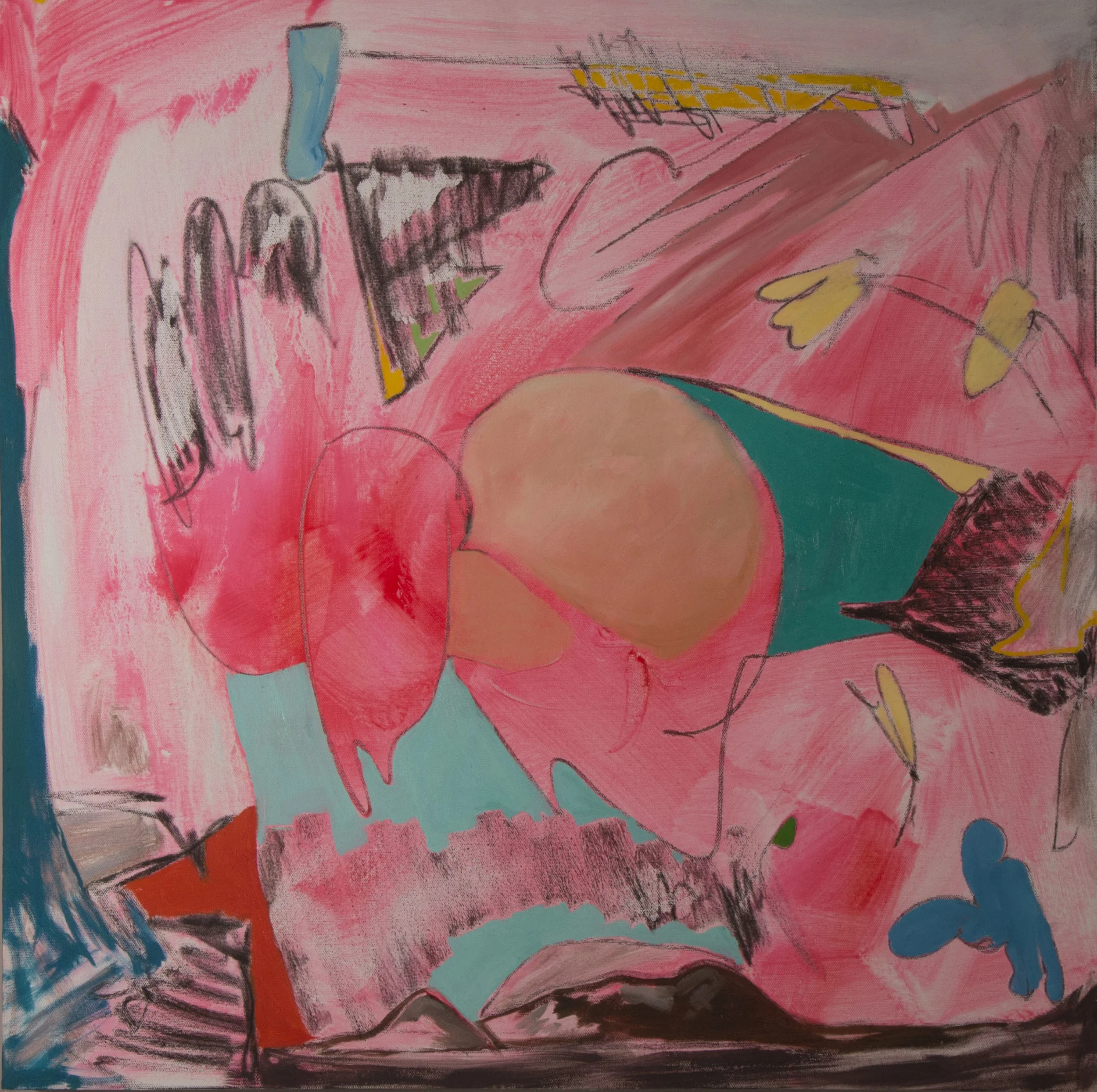 Composition in Pink