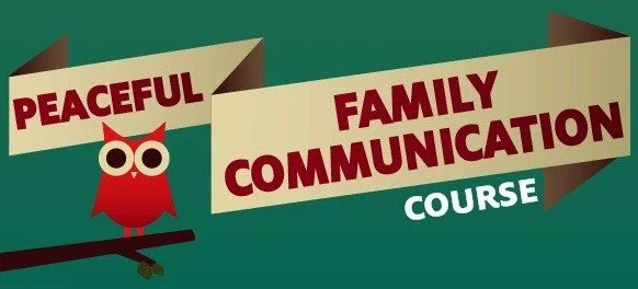 Peaceful family Communication Course banner