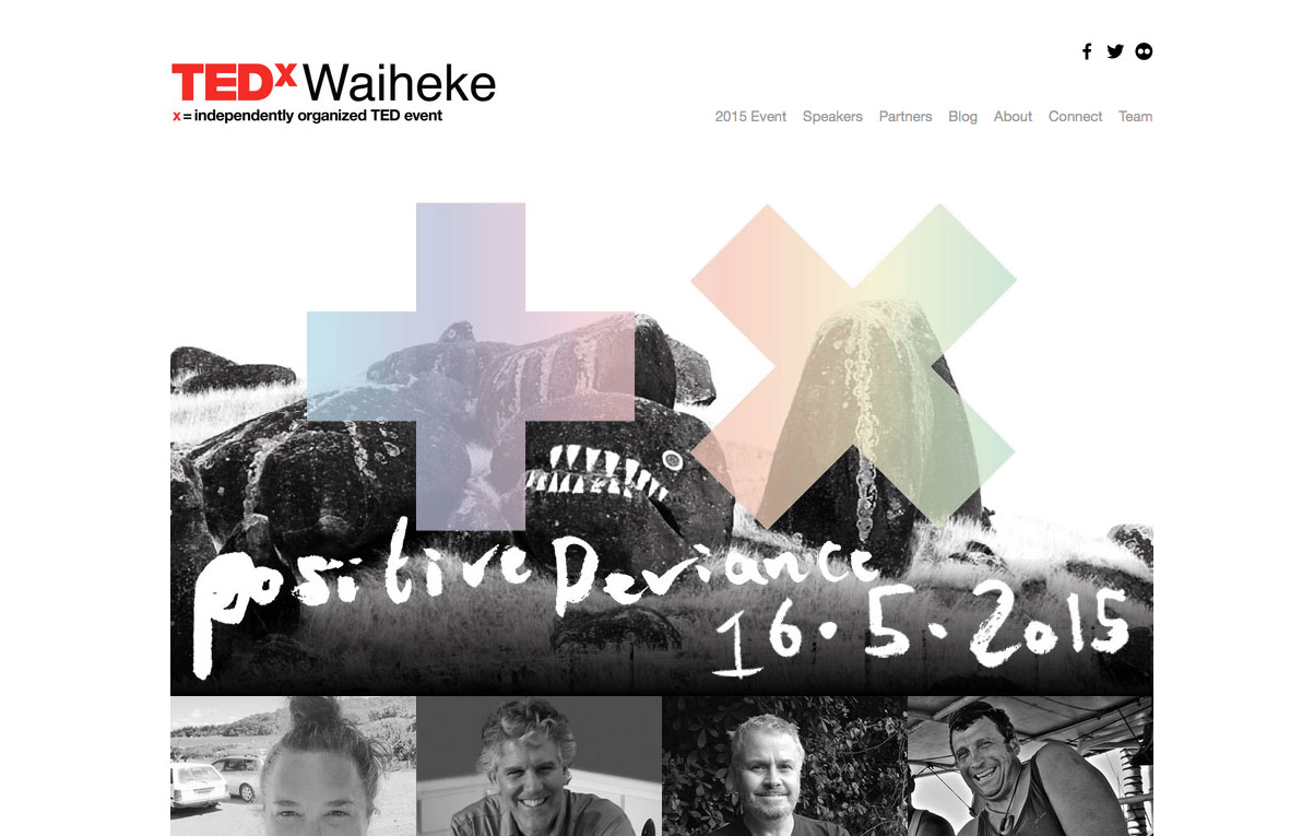 TEDxWaiheke Site & Art Direction