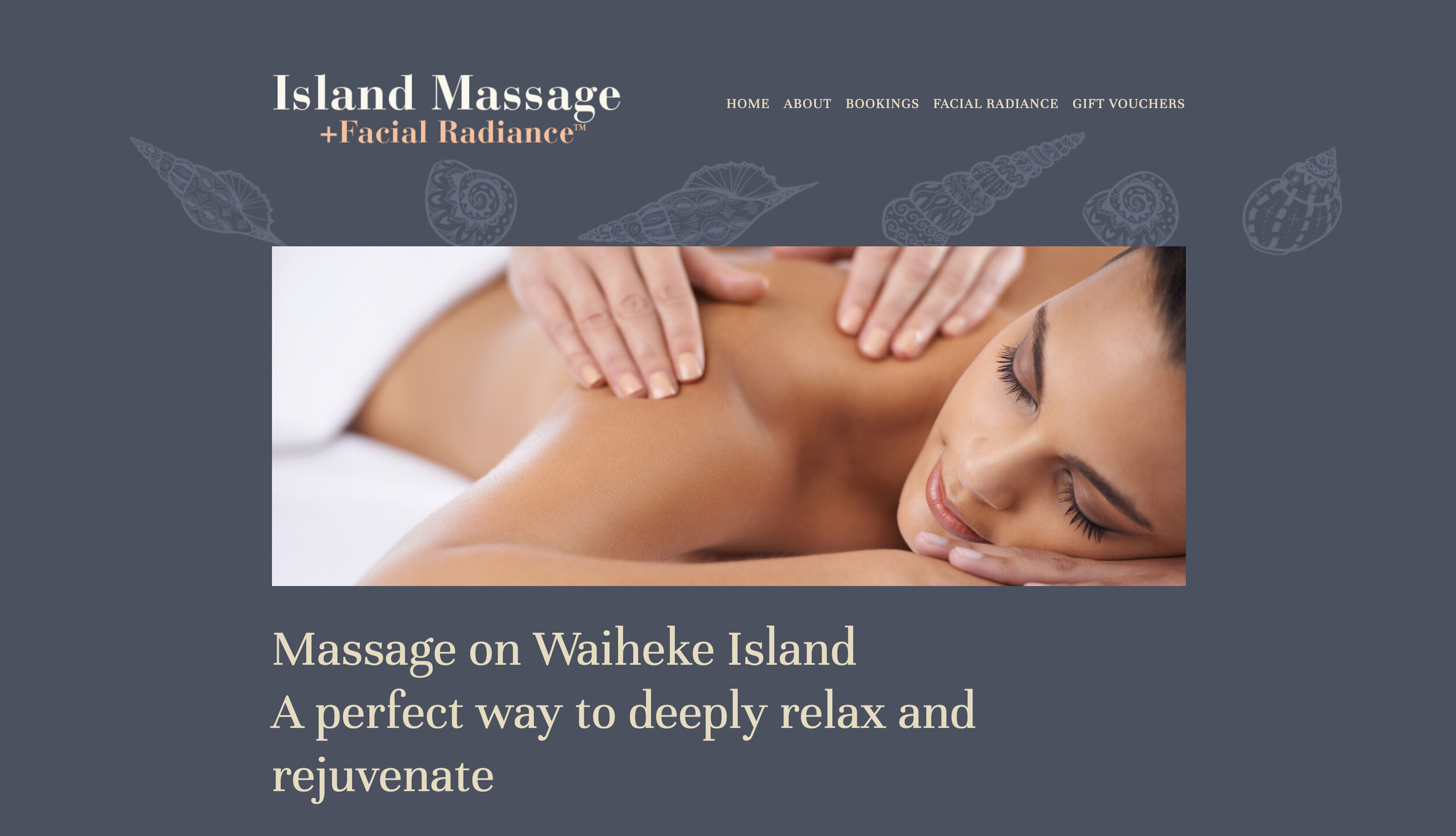 Island Massage Website
