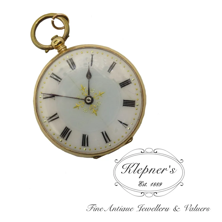 Victorian Designer Fob Watch Fine Antique Victorian Fob Watch Key