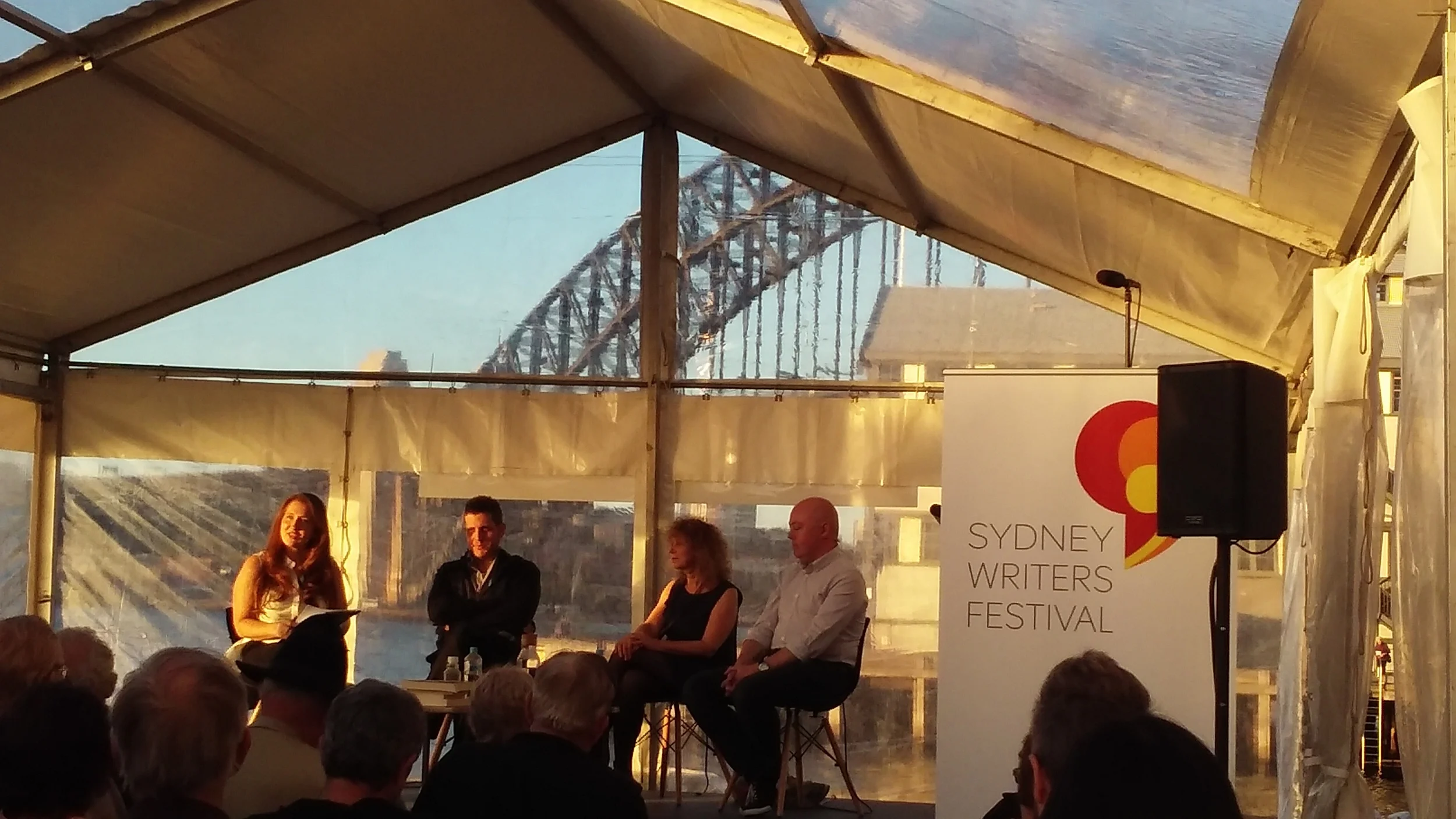 The writer's waiting to start their discussion