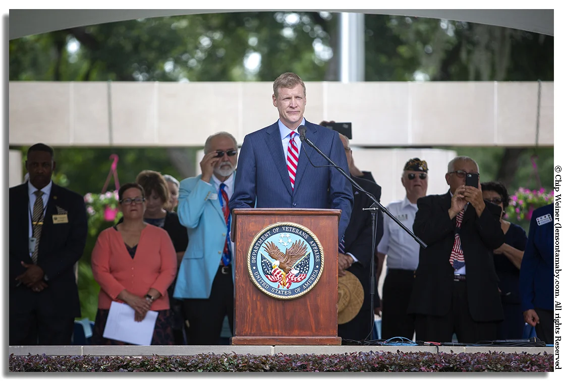 WFLA Chief Meteorologist Steve Jerve serves as MC for the memorial