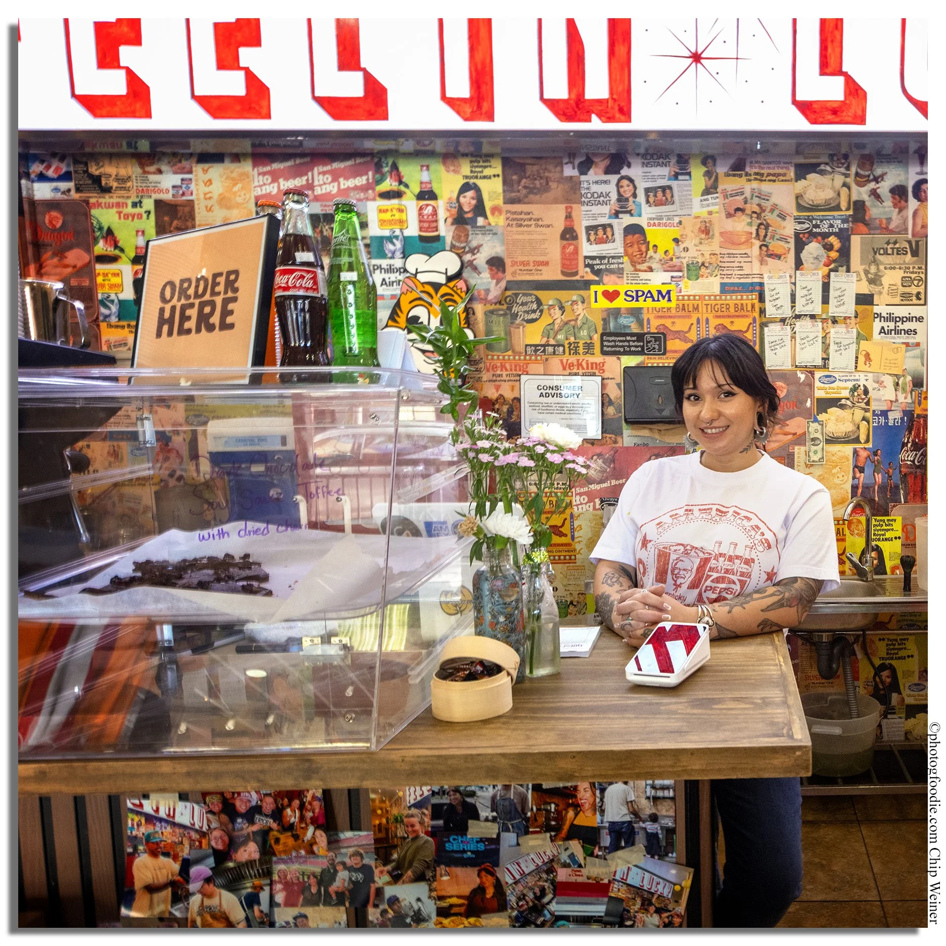 Chef Julie Sainte Michelle Feliciano, owner of Lucky Tigre Filipino-American restaurant in West Tampa, standing inside her new location on North Howard Avenue
