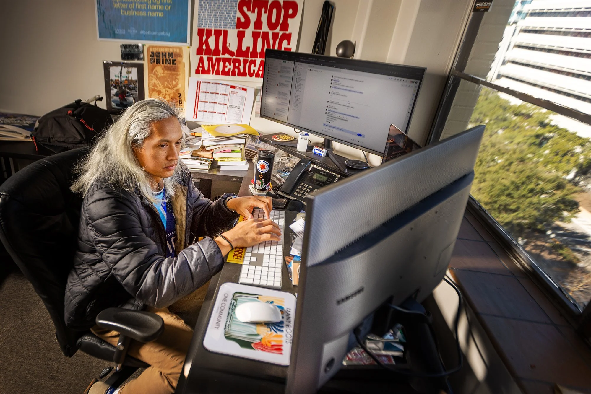 and music. Roa began as music editor in 2016, later becoming editor-in-chief and part-owner, and also co-hosts WMNF’s The Skinny.