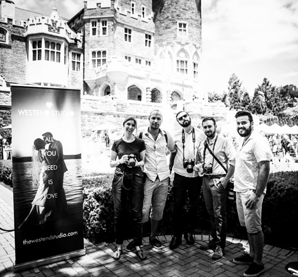 The Westend Studio team shooting World Prides' Grand Pride Wedding, at Casa Loma.