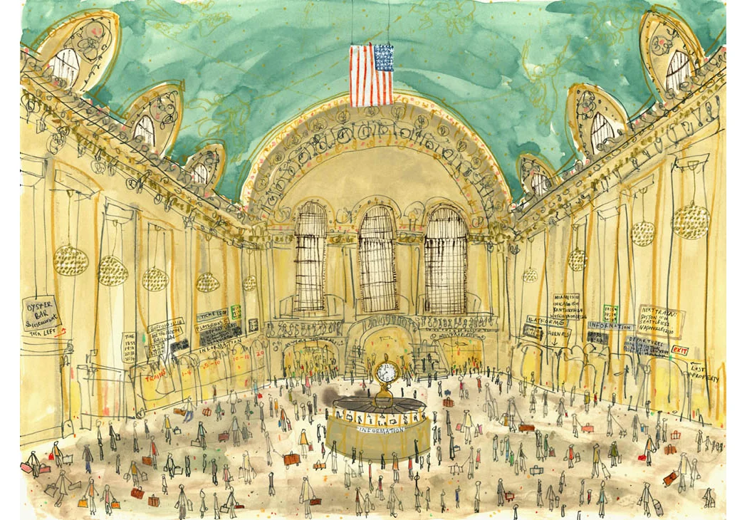 'Grand Central Station New York' Giclee print Image size 41 x 30 cm Edition size 195 £145