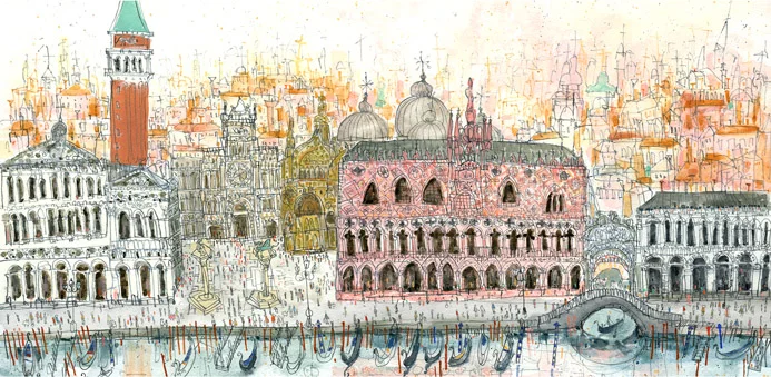 Arriving at Piazza San Marco Venice