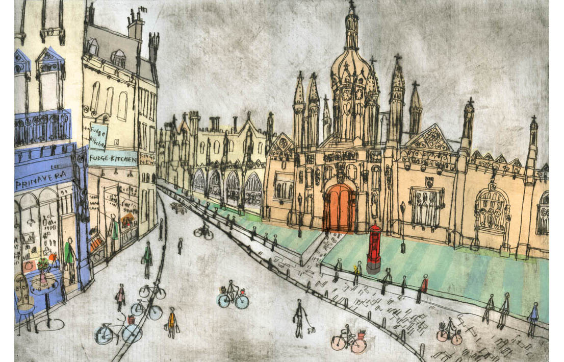   'King's College Cambridge'  Giclee print Image size 41.5 x 28 cm Edition size 195    £150 