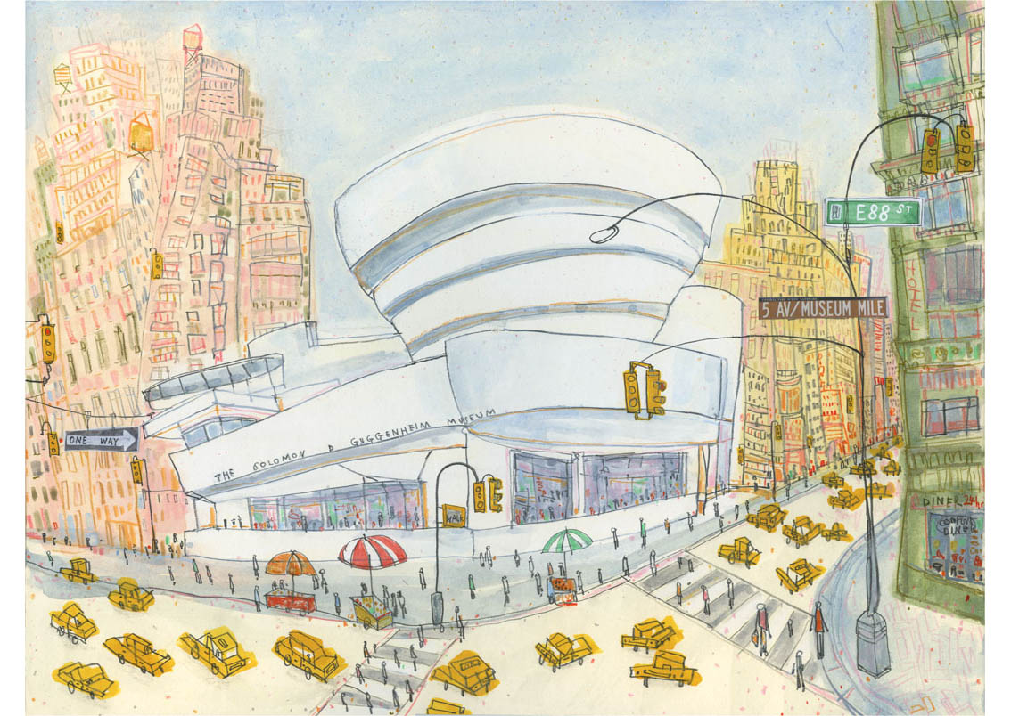 'The Guggenheim New York' Giclee print 40.3 x 30 cm Edition size 195 £145